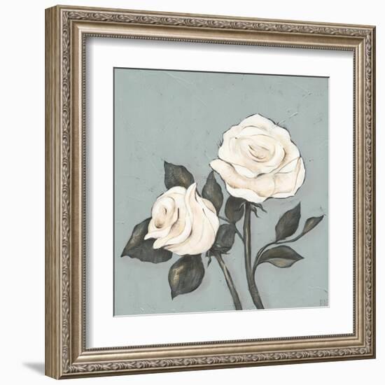 Two Tan Roses-Jade Reynolds-Framed Art Print