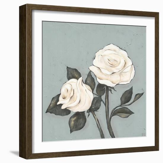 Two Tan Roses-Jade Reynolds-Framed Premium Giclee Print