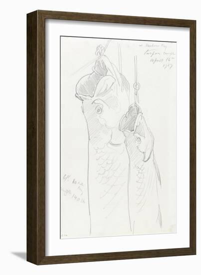 Two Tarpon, 1917-John Singer Sargent-Framed Giclee Print