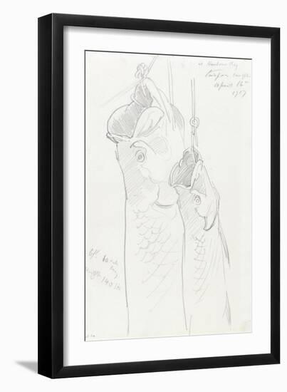 Two Tarpon, 1917-John Singer Sargent-Framed Giclee Print