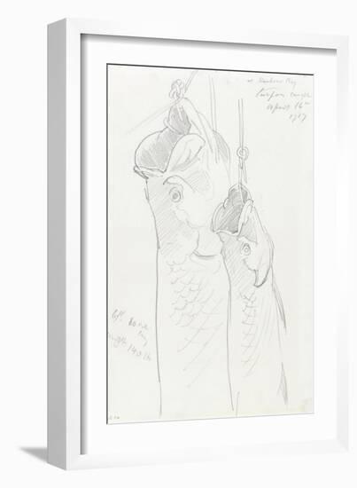 Two Tarpon, 1917-John Singer Sargent-Framed Giclee Print