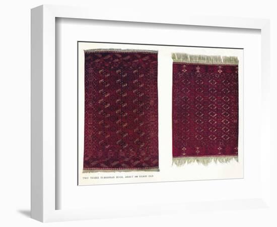 Two Tekke Turkoman rugs, c1800-Unknown-Framed Giclee Print
