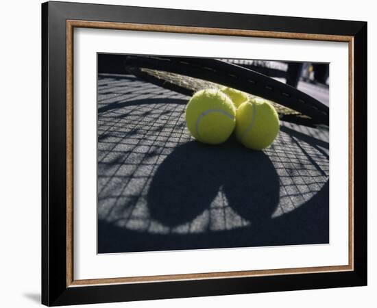 Two Tennis Balls-null-Framed Photographic Print