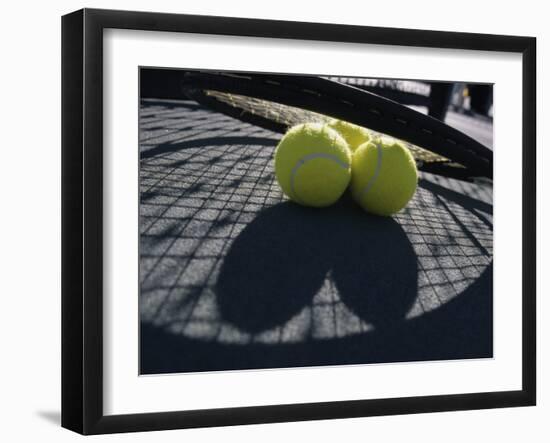 Two Tennis Balls-null-Framed Photographic Print