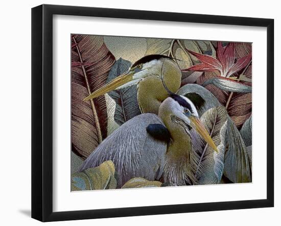 Two to Tango-Steve Hunziker-Framed Art Print