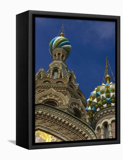 Two Towers, Church of the Savior on the Spilled Blood, St. Petersburg, Russia-Nancy & Steve Ross-Framed Premier Image Canvas