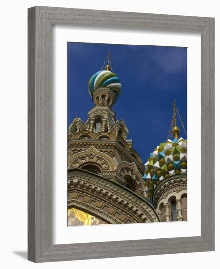 Two Towers, Church of the Savior on the Spilled Blood, St. Petersburg, Russia-Nancy & Steve Ross-Framed Photographic Print