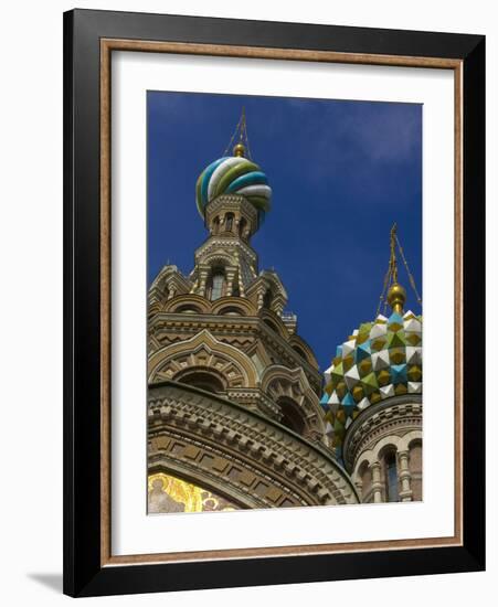 Two Towers, Church of the Savior on the Spilled Blood, St. Petersburg, Russia-Nancy & Steve Ross-Framed Photographic Print