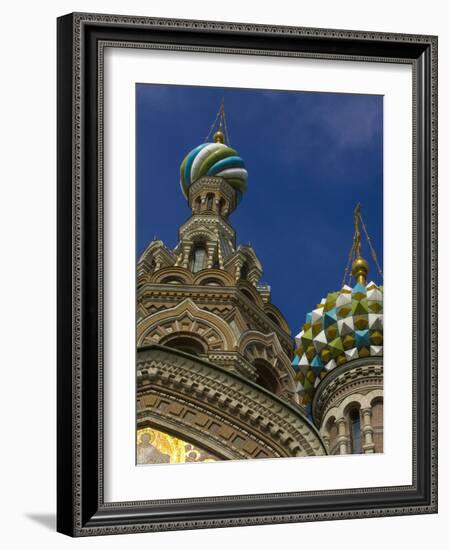 Two Towers, Church of the Savior on the Spilled Blood, St. Petersburg, Russia-Nancy & Steve Ross-Framed Photographic Print