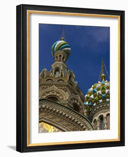 Two Towers, Church of the Savior on the Spilled Blood, St. Petersburg, Russia-Nancy & Steve Ross-Framed Photographic Print