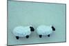 Two Toy Sheep-Den Reader-Mounted Photographic Print