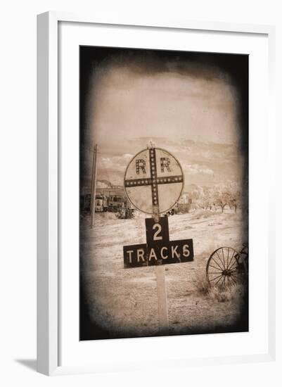 Two Tracks-George Johnson-Framed Photo