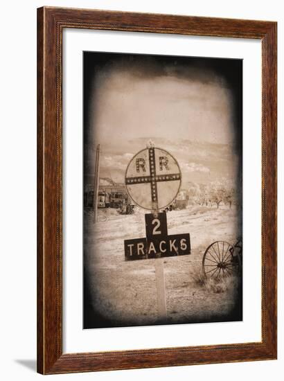 Two Tracks-George Johnson-Framed Photo