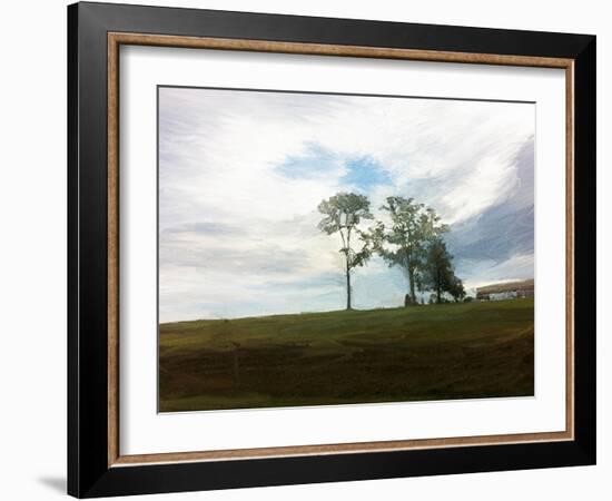 Two Trees-Sarah Butcher-Framed Art Print