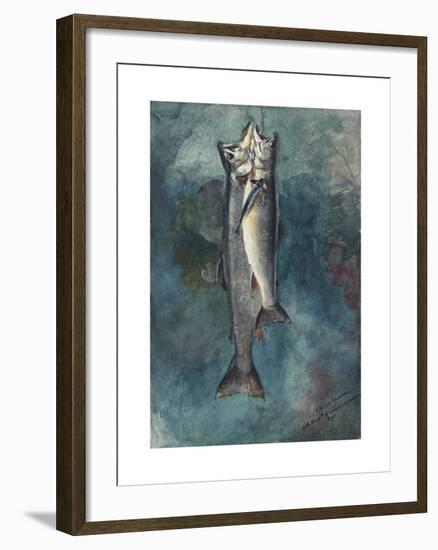 Two Trout-Winslow Homer-Framed Premium Giclee Print