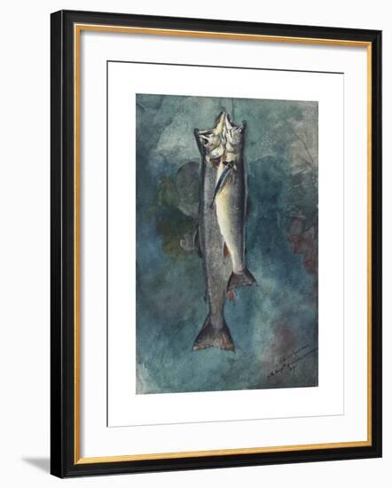 Two Trout-Winslow Homer-Framed Premium Giclee Print