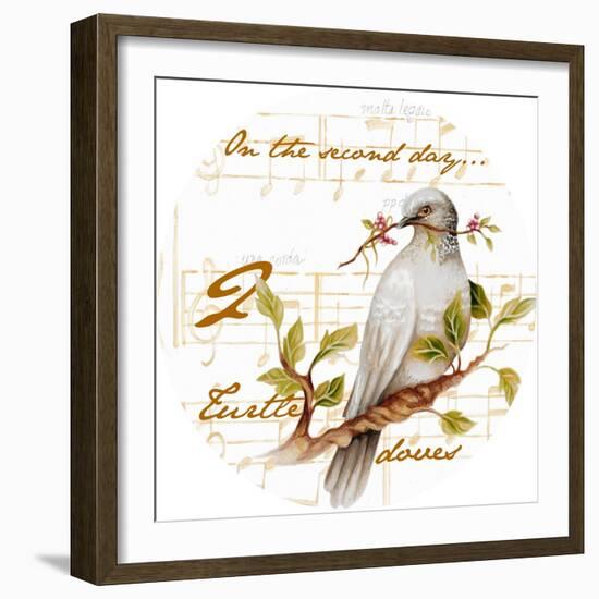 Two Turtle Doves-Janice Gaynor-Framed Art Print