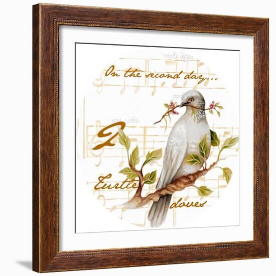 Two Turtle Doves-Janice Gaynor-Framed Art Print