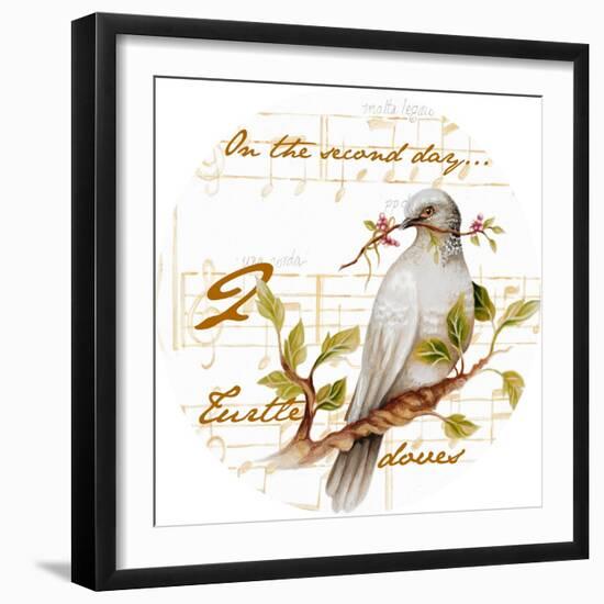 Two Turtle Doves-Janice Gaynor-Framed Art Print