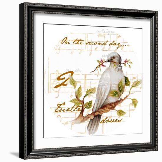 Two Turtle Doves-Janice Gaynor-Framed Art Print