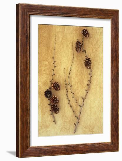 Two Twigs-Den Reader-Framed Photographic Print