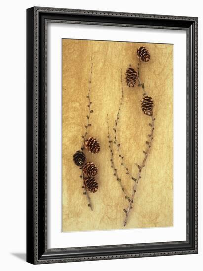 Two Twigs-Den Reader-Framed Photographic Print