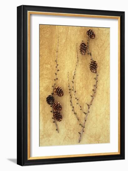 Two Twigs-Den Reader-Framed Photographic Print