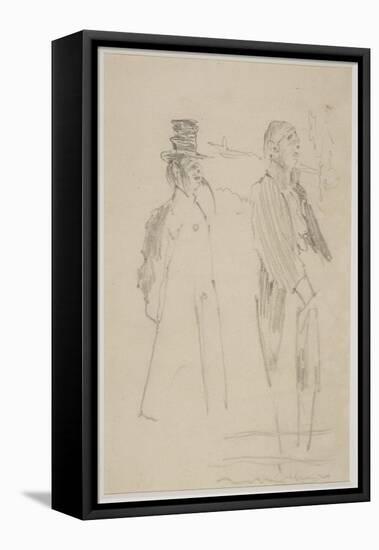 Two Vaudeville Gentlemen, C.1888-Walter Richard Sickert-Framed Premier Image Canvas