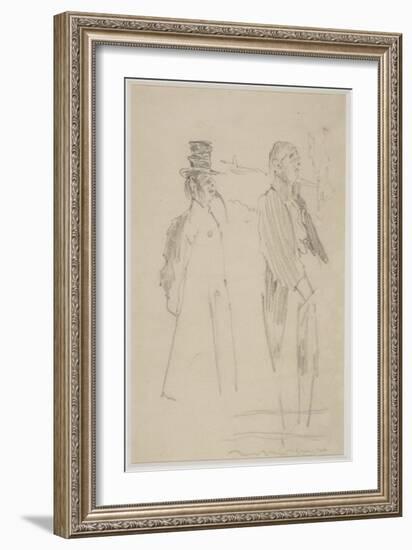 Two Vaudeville Gentlemen, C.1888-Walter Richard Sickert-Framed Giclee Print