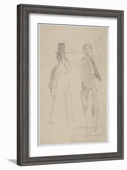 Two Vaudeville Gentlemen, C.1888-Walter Richard Sickert-Framed Giclee Print