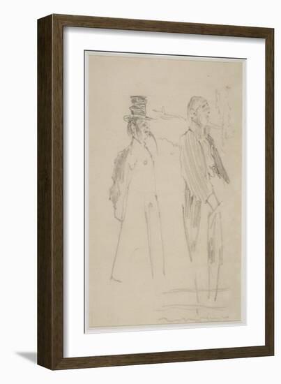 Two Vaudeville Gentlemen, C.1888-Walter Richard Sickert-Framed Giclee Print