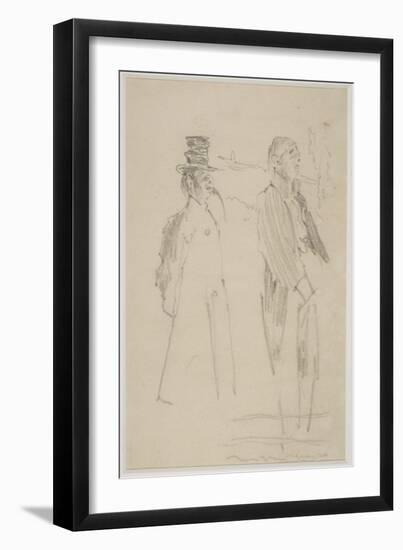 Two Vaudeville Gentlemen, C.1888-Walter Richard Sickert-Framed Giclee Print