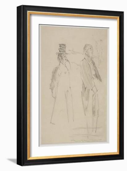 Two Vaudeville Gentlemen, C.1888-Walter Richard Sickert-Framed Giclee Print