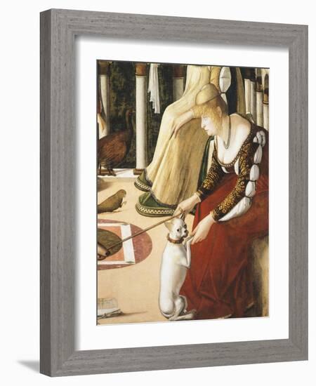 Two Venetian Ladies, 1490-1495-Vittore Carpaccio-Framed Giclee Print