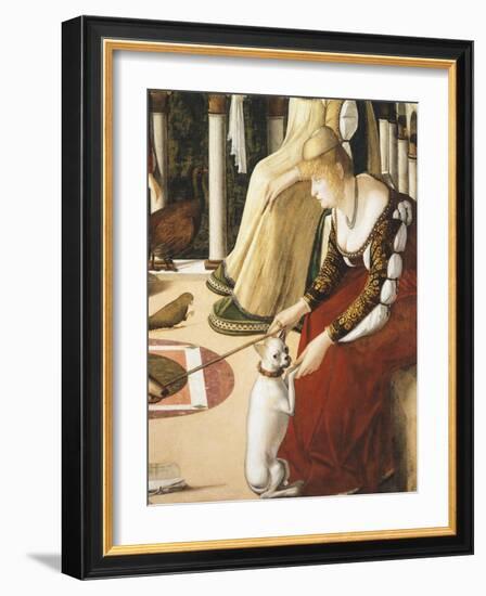 Two Venetian Ladies, 1490-1495-Vittore Carpaccio-Framed Giclee Print