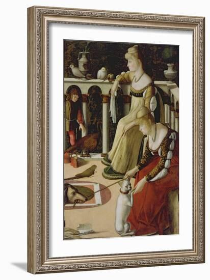 Two Venetian Ladies-Vittore Carpaccio-Framed Giclee Print