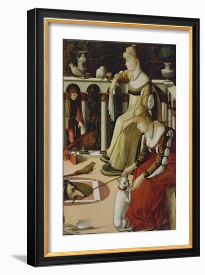 Two Venetian Ladies-Vittore Carpaccio-Framed Giclee Print