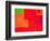 Two Vermillions, Green and Purple in Red: March 1965-Patrick Heron-Framed Premium Giclee Print