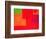 Two Vermillions, Green and Purple in Red: March 1965-Patrick Heron-Framed Giclee Print