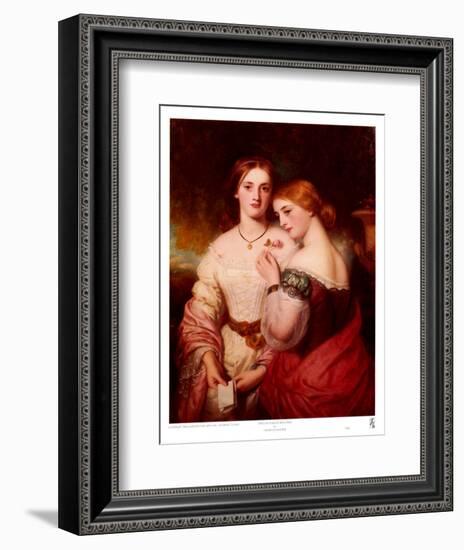 Two Victorian Beauties-Charles Baxter-Framed Art Print