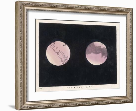 Two Views of Mars-Charles F. Bunt-Framed Art Print