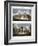 Two Views of the Bank of England, City of London, 1814-J Pass-Framed Giclee Print