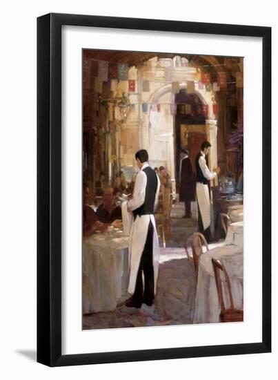 Two Waiters, Place des Vosges-Philip Craig-Framed Giclee Print