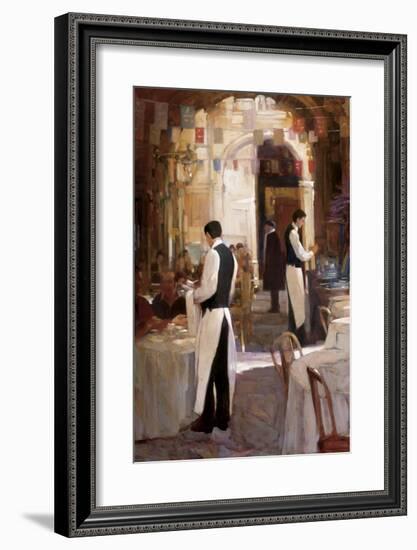 Two Waiters, Place des Vosges-Philip Craig-Framed Giclee Print