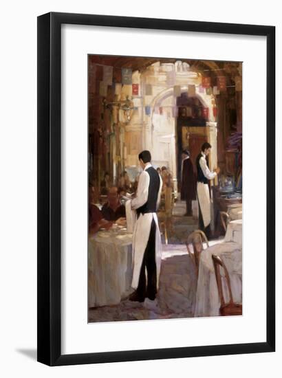 Two Waiters, Place des Vosges-Philip Craig-Framed Giclee Print