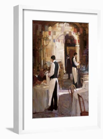 Two Waiters, Place des Vosges-Philip Craig-Framed Giclee Print