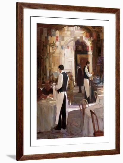 Two Waiters, Place des Vosges-Philip Craig-Framed Giclee Print