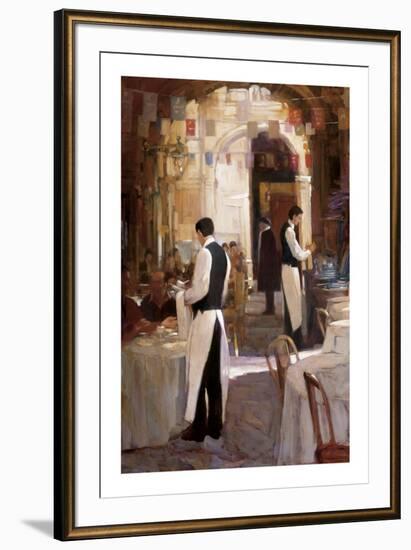 Two Waiters, Place des Vosges-Philip Craig-Framed Giclee Print