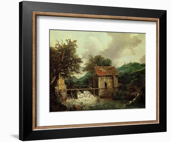 Two Watermills, 1650-1652-Jacob Ruysdael-Framed Giclee Print