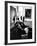 Two Weary American Tourists Resting on Sofa in Gallery of the Louvre-Alfred Eisenstaedt-Framed Photographic Print